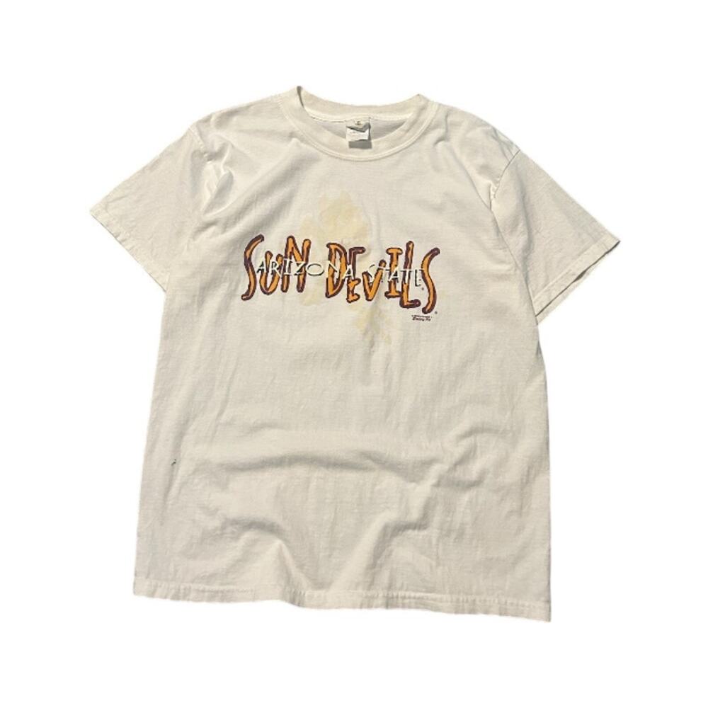 other T-Shirts Vintage 1999 Arizona State Sun Devils T-Shirt Large White ASU